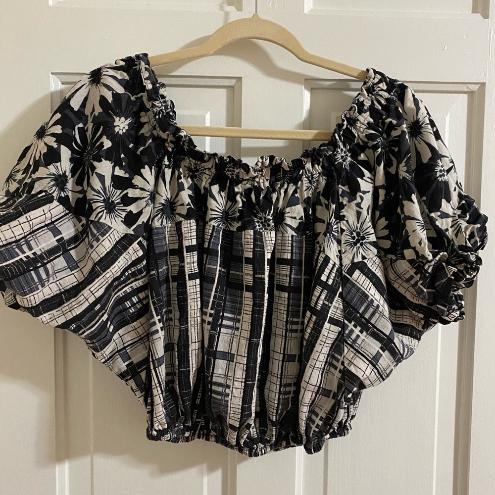 Free people crop floral top